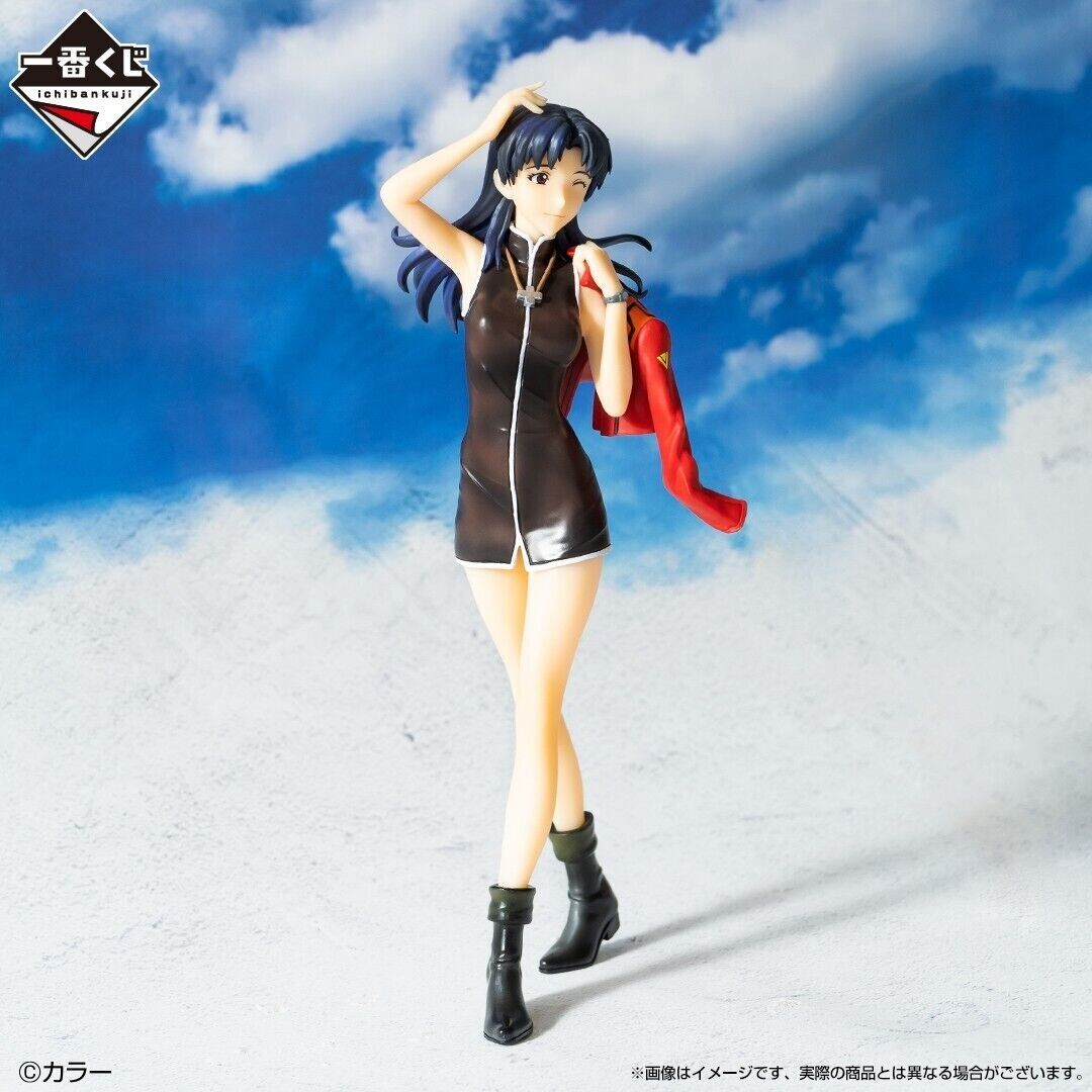 Evangelion Misato Katsuragi Figure Angel Attack Prize D Ichiban
