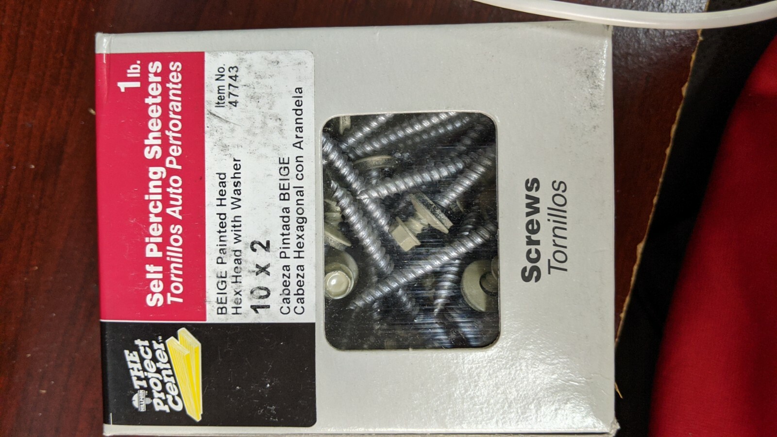 1 Pound of Beige Painted Head Hex Head Self Piercing Sheeters 10 x 2 eBay