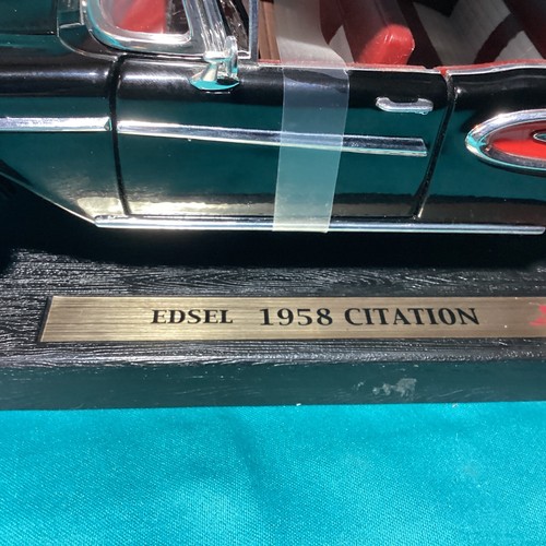 ROAD SIGNATURE 1958 EDSEL CITATION Black With Stand - Picture 7 of 12