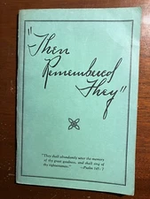 Then Remembered They World Wide Revival Prayer Movement 1933 Vtg Booklet