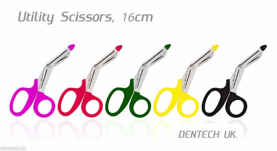 DENTECHUK UTILITY FIRST AID BANDAGE SCISSORS TUFF CUT NURSING MEDICAL EMT VET HOUSEHOLD