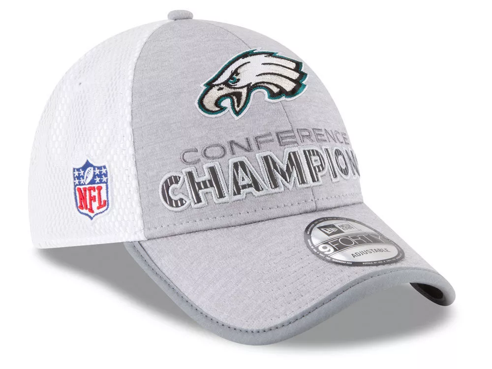 PHILADELPHIA EAGLES~ 2017 NFC Champions NEW ERA 9FOFTY CAP/HAT