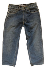 Vintage Nautica Jeans Co. dark wash relaxed fit baggy Y2K 32x32 ac. 32x29 