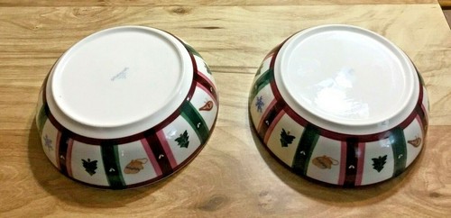2 Pfaltzgraff Oso de las Nieves 1,5 Qt tazón redondo para servir verduras de Navidad - Imagen 2 de 5