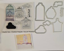 Doodlebug Designs Simply Tweet Stamp  Die Set by Sizzix 659098