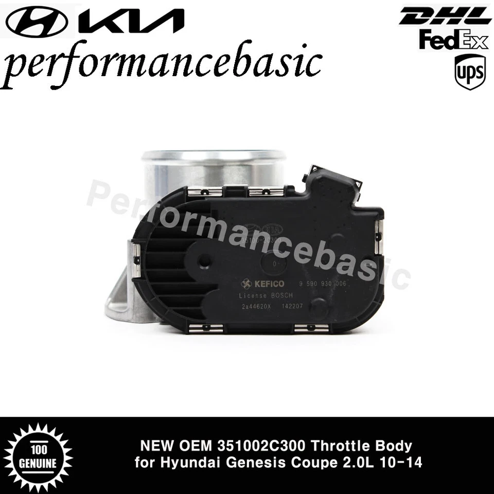 NEW Throttle Body OEM 351002C300 for Hyundai Genesis Coupe 2.0L 10-14 - Image 4 of 4