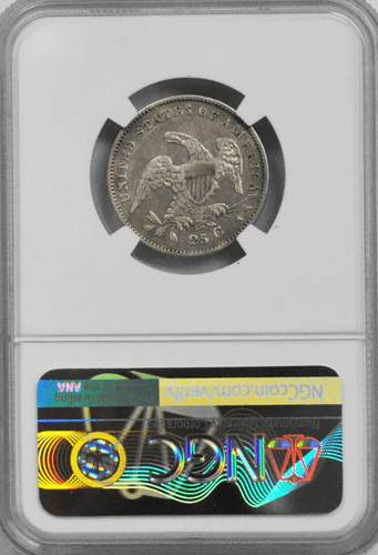 1835 25c Capped Bust Silver Quarter Dollar NGC XF40 Philadelphia - Picture 2 of 2