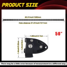 Slim 814202632384450 Led Light Bar Spot Flood Driving Atv 4wd Offroad