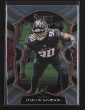 2020 Panini Select Marlon Davidson RC #95 Atlanta Falcons