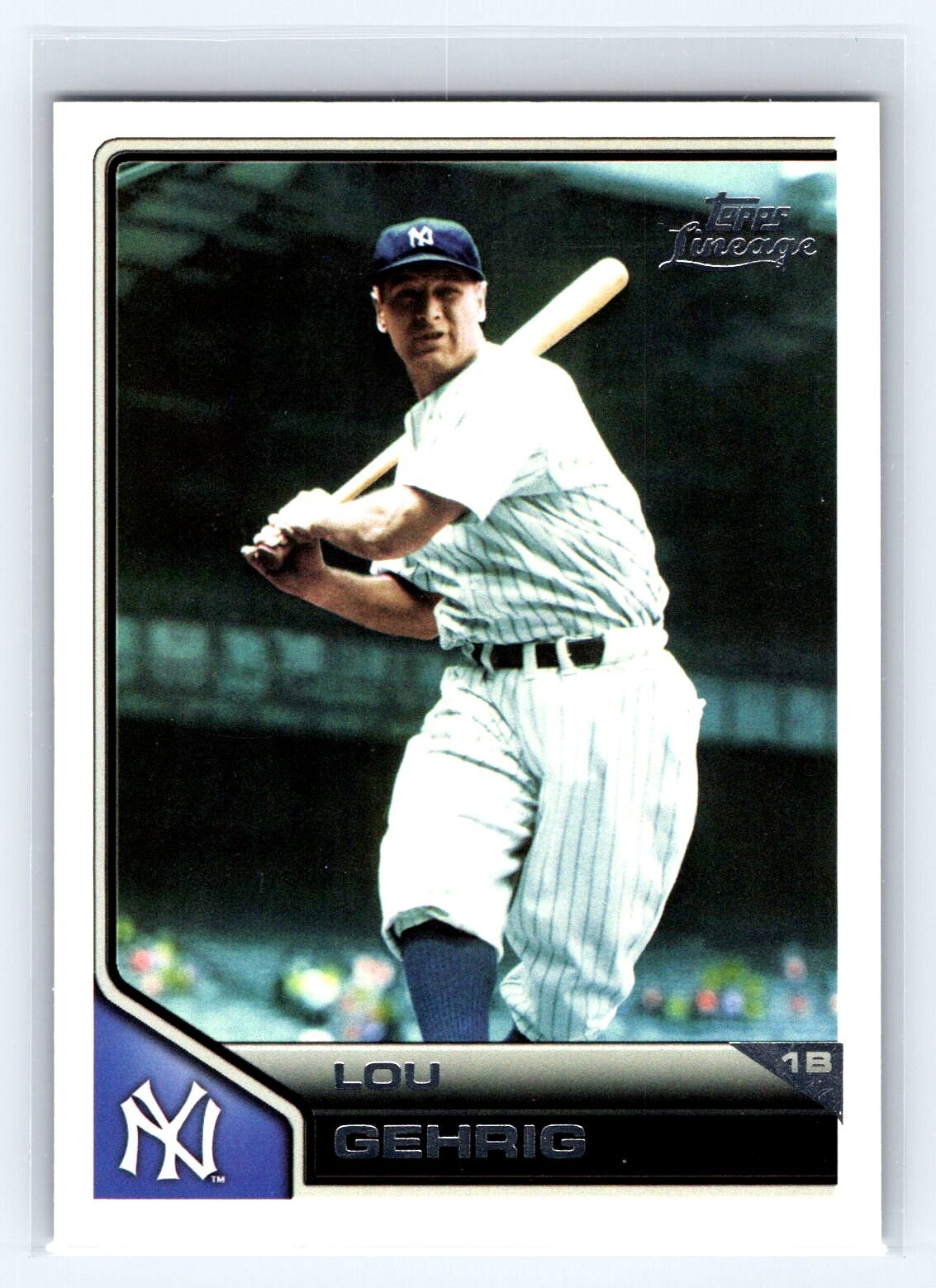 2011 Topps Lineage #50 Lou Gehrig New York Yankees