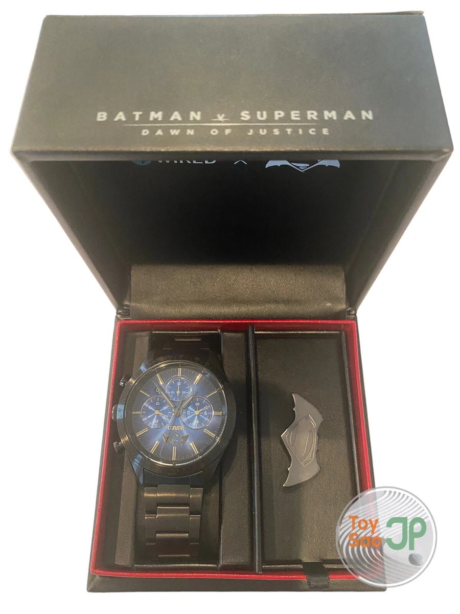 Seiko Wired Watch BATMAN v SUPERMAN AGAT708 Chronograph Blue Gradation  