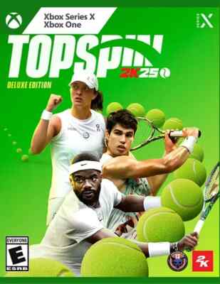 Top Spin 2K25 Deluxe Edition XBox One / Series X US Version New Sealed Fast Ship