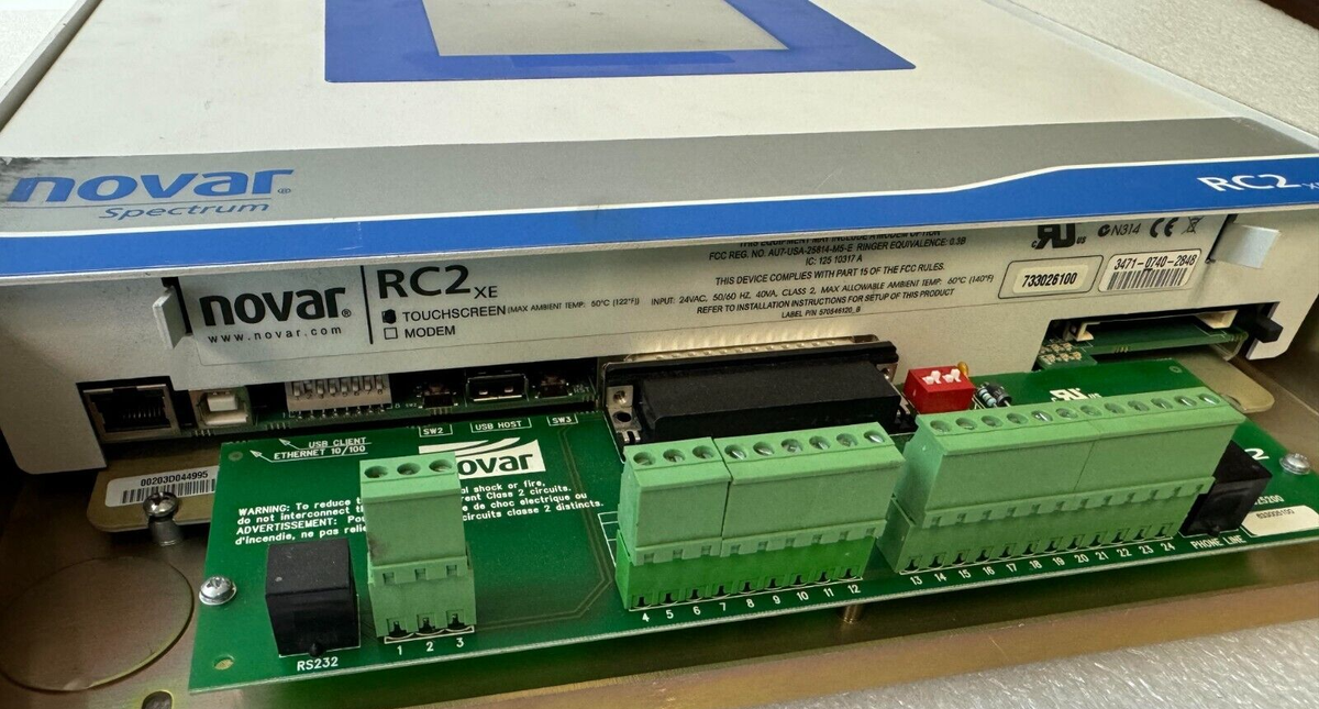 Novar Spectrum RC2 XE Refrigeration Controller w/ Touchscreen PART