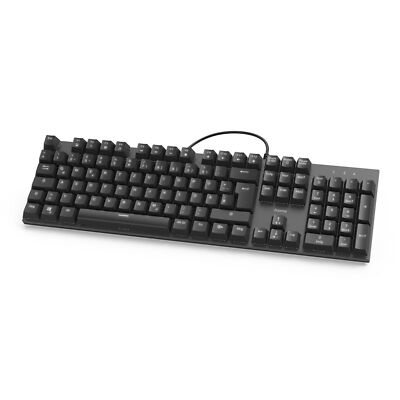 Hama Tastatur MKC-650 kabelgebunden mechanisch Hintergrundbeleuchtung USB QWERTZ