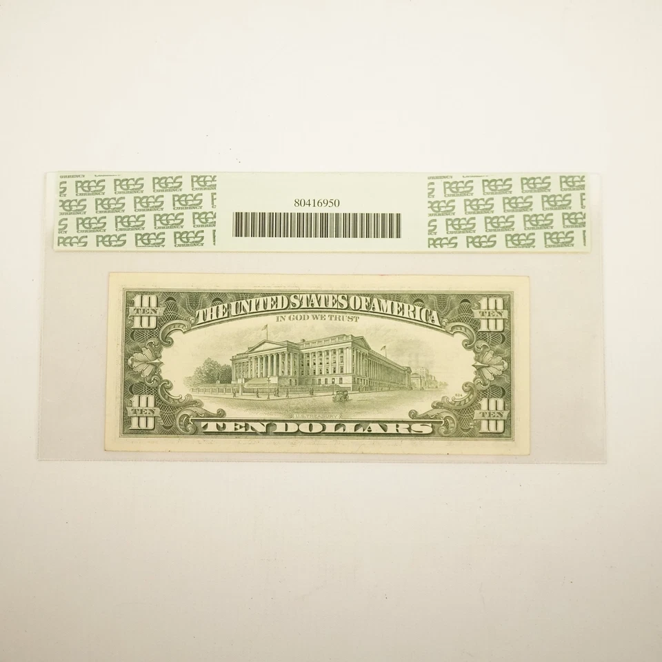 1993 $10 Federal Reserve Star Note (Fr.2030-B) PCGS 40- Free Shipping USA - Image 2 of 3