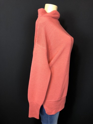Ella Moss Ramona Faded Rose Mock Neck Sweatshirt Juniors Size L Casual Knit Tops - Picture 3 of 12