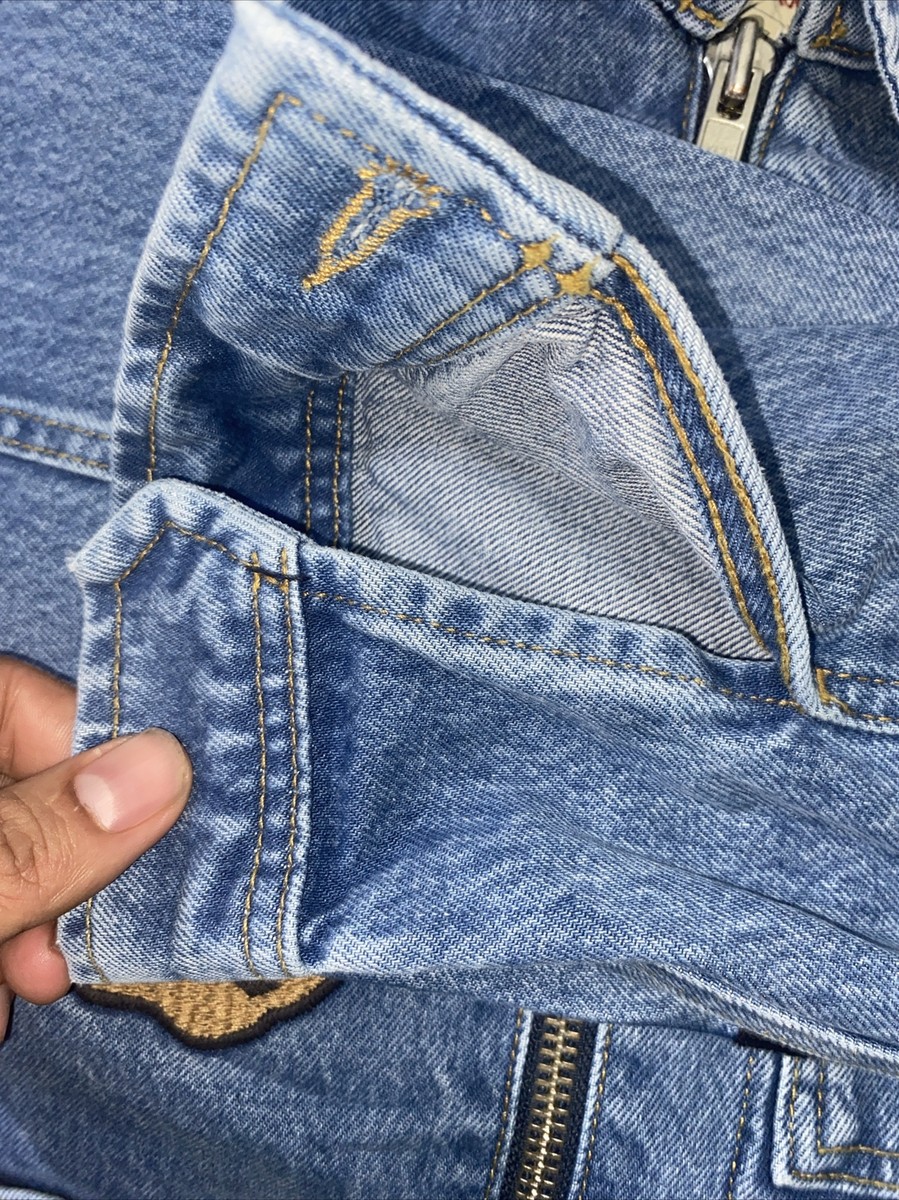 Stussy Noma Denim Zip Work Jacket. Size S C | eBay
