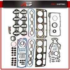 Lower Gasket Set & Head Gasket Set 08 09-2015 For Chevrolet Express 2500 4.8L