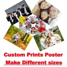 Custom Customize Print Thin Silk Fabric Poster Your Photo Design Any Size