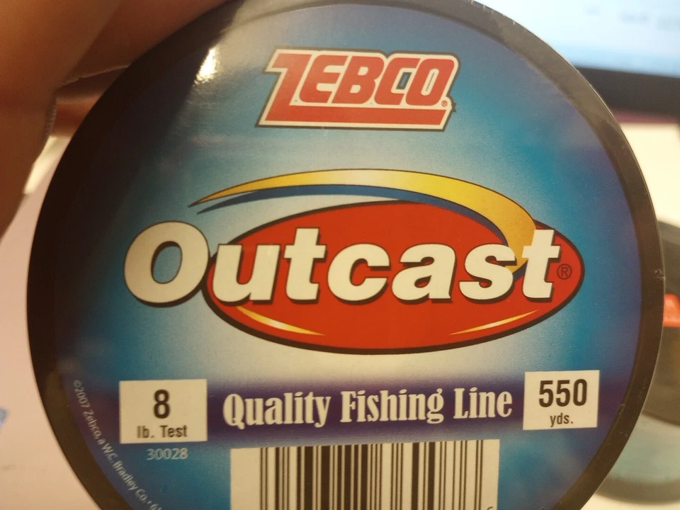 8# Línea de Pesca Monofilamento Test Zebco, Baja Memoria y Estiramiento Lote de 2  Foto 3 de 3