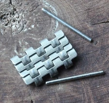 33 SETS SOLD Rado Manhattan or Diastar NSA bracelet 4 steel links & 2 pins NOS