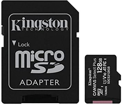 KAV 128GB microSDHC Canvas Select Plus 100MB/s Lesen A1 Class10 UHS-I Speicherkarte