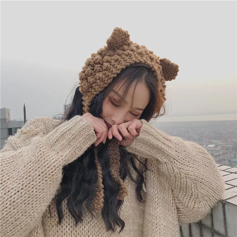 Cat top ear warmers