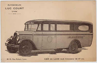 CPA - 69 - LYON - Automobiles LUC COURT - Car de luxe - 88-92 rue ...