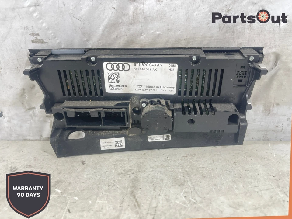 Audi A5 2009 doble zona calefacción aire acondicionado controles de clima asientos térmicos OEM 8T1820043 OE Foto 4 de 4