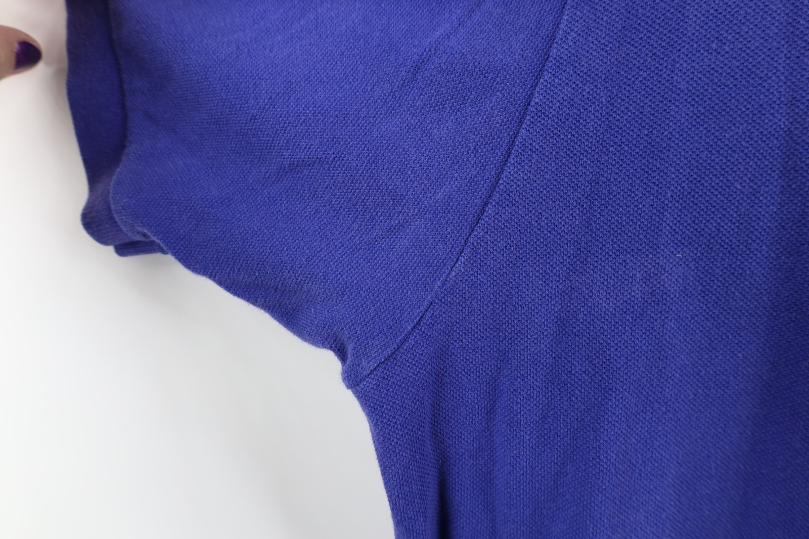 Vintage 90s Lacoste Mens FR 6 US XL Distressed Croc Logo Collared Polo Shirt thumbnail 6