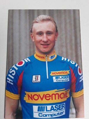 CYCLISME carte cycliste LUCA GELFI équipe MG BIANCHI GB 1993