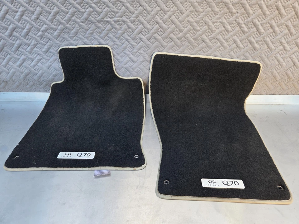 INFINITI Q70L Q70 FRONT & REAR FLOOR MATS SET OF 4 INTERIOR MATS OEM - Image 3 of 3