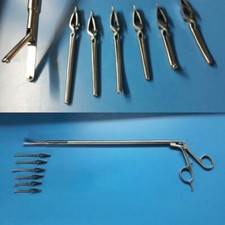 Laparoscopic Bulldog Clamp Intestinal Vessel 6 Clip Atraumatic Forceps 10mm