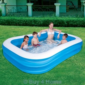 large rectangular paddling pool