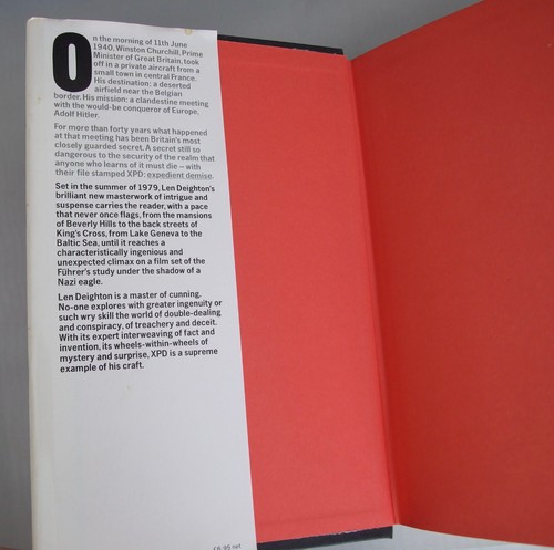 Len Deighton XPD, 1981, 1. Auflage, Erstdruck sehr guter Zustand im Schutzumschlag, Kalter Krieg - Bild 3 von 8
