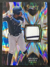 2024 Panini Select BRANDO MAYEA Sparks Mem Flash Parallel!