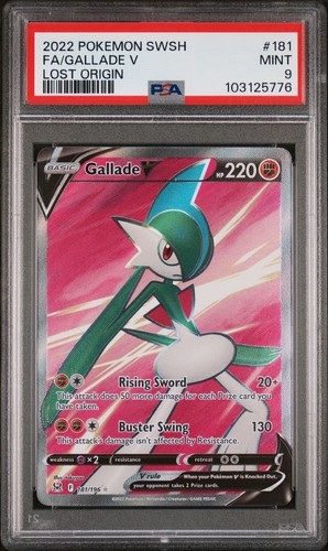 Gallade V graded PSA 9 for sale on eBay