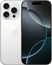Apple iPhone 16 Pro - 128GB - White Titanium (Unlocked) - Refurbished - Excellen