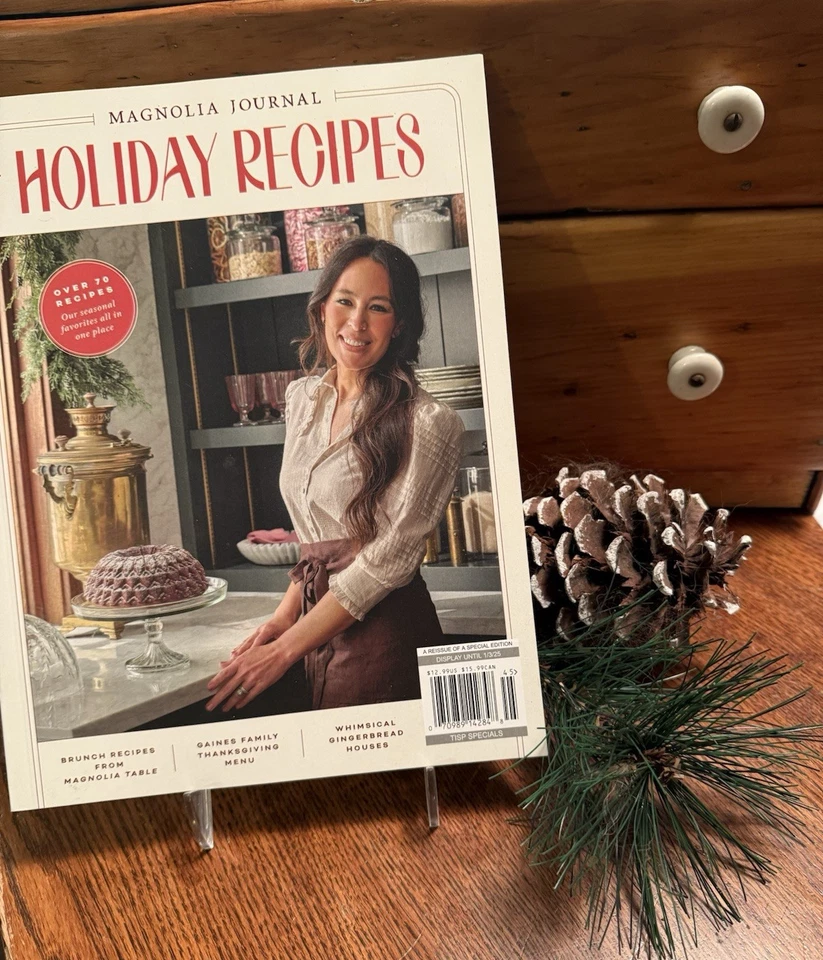 MAGNOLIA JOURNAL MAGAZINE SPECIAL EDITION HOLIDAY RECIPES - FREE SHIPPING - 2025