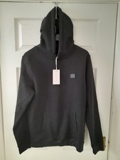 Image of Police 883 Black Men's Sweatshirt With Hoodie & Front Pocket Size S