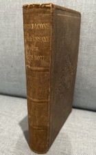 Lord Bacon&rsquo;s Essays,1867 With A Sketch of his Life & Character by James Boyd