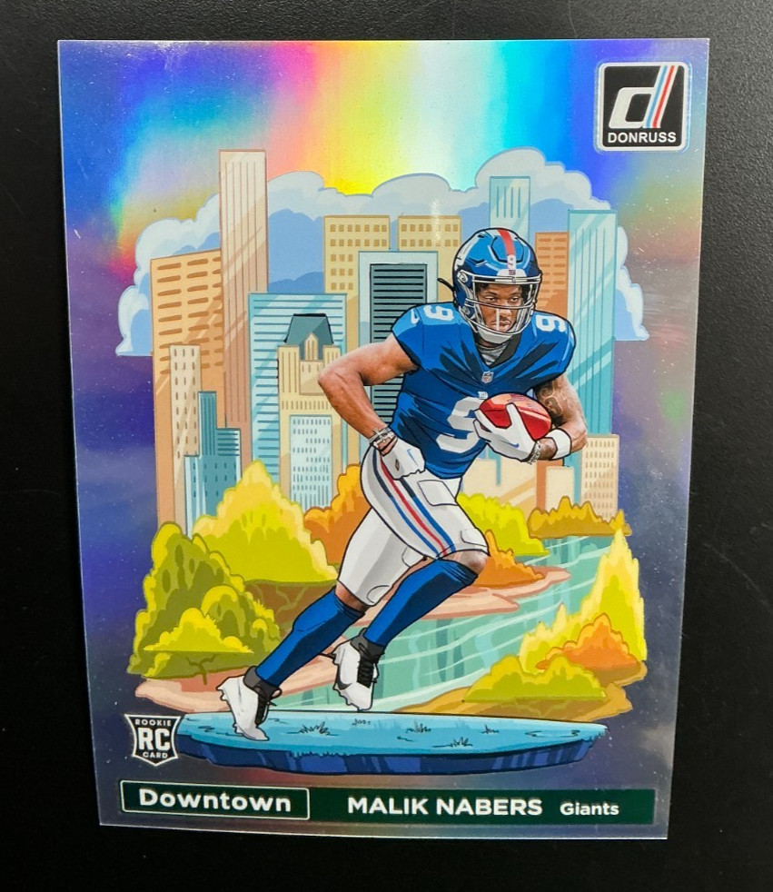 2024 Donruss MALIK NABERS RC Jumbo Downtown RC #18 Giants