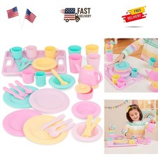 Play Circle   Dish Set   Plates, Cups, and Tea Party Toys   Kitchen toys for ...