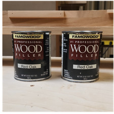 2cans of Famowood Wood Filler Red Oak 23 oz 652g Type Wood Filler MPN 04321160