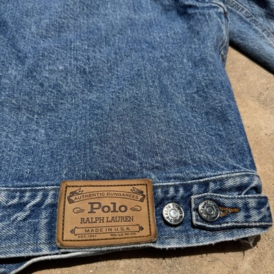 Vintage Polo Ralph Lauren Authentic Dungarees Denim Jacket