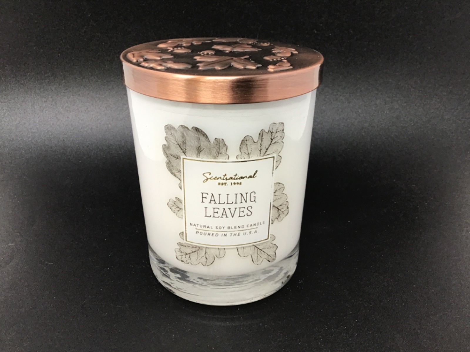 Scentsational Falling Leaves Candle 11 oz. Soy Wax Blend USA