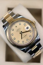 Rolex Datejust Champagne Diamond Dial 116333