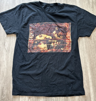 Rocky Balboa T Shirt Mens Medium Black Boxing Tee Crew Neck Short Sleeve