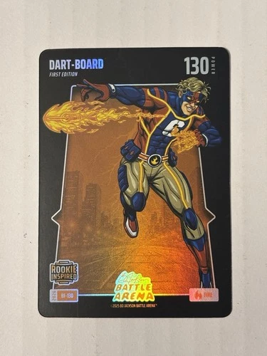 2026 Bo Jackson Battle Arena Dart Board Jaxson Dart RC BF-130 Fire Battlefoil