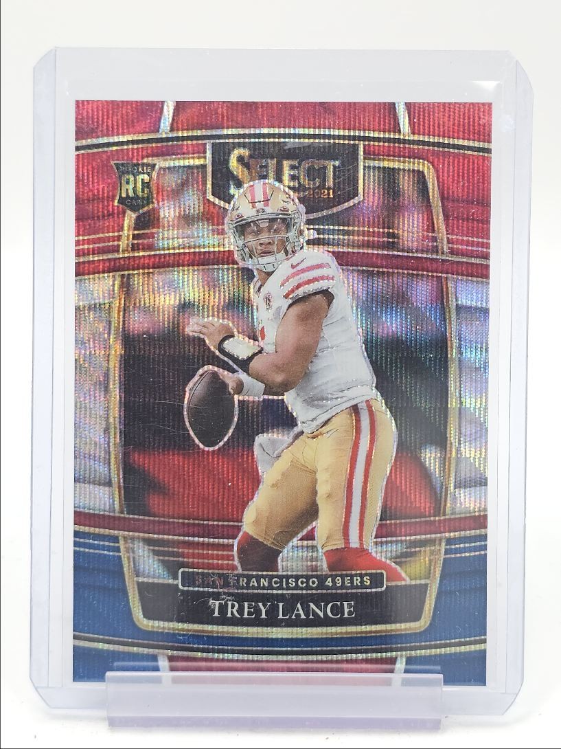 TREY LANCE 2021 SELECT CONCOURSE ROOKIE TRI-COLOR 49ERS RC /249 Q1605